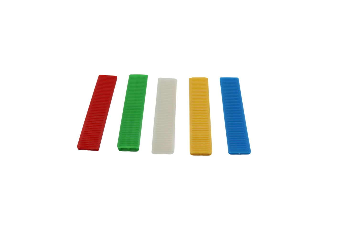 Glasblokjes kunststof staand - witte achtergrond