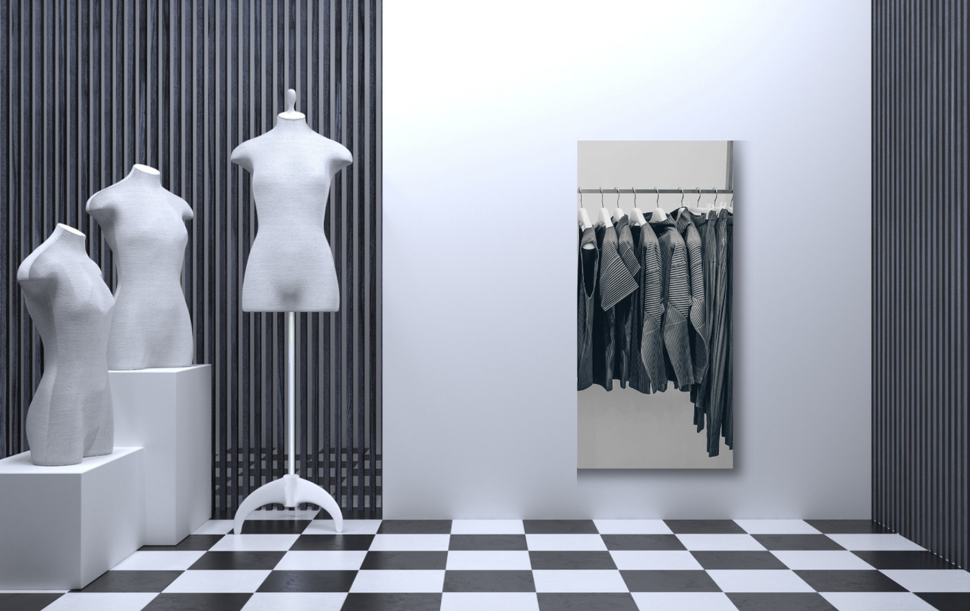 Passpiegel rechthoekig verzilverd - 600 x 1400 mm