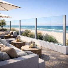 Glazen windscherm op maat