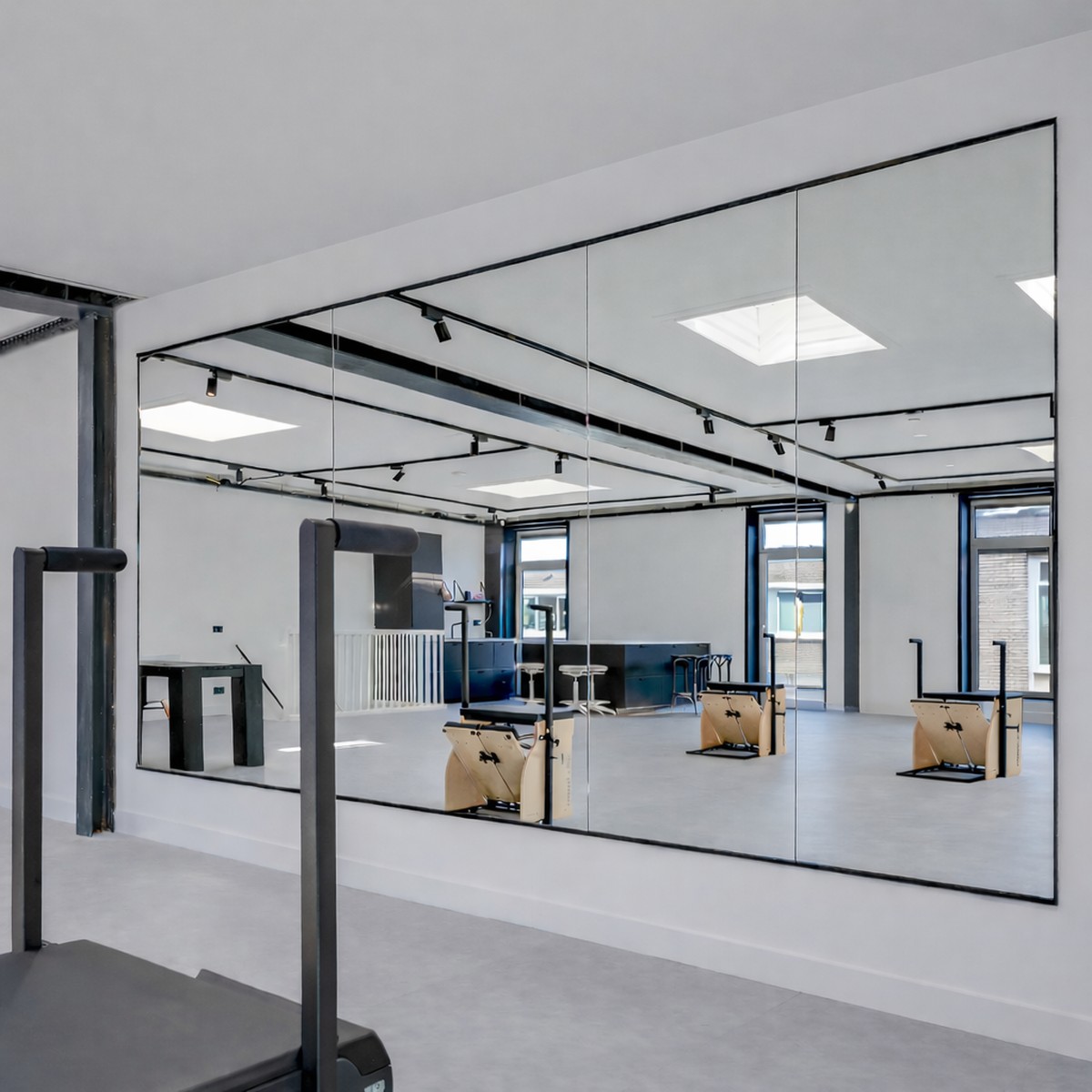 Fitness en pilates spiegel plat poly geslapen