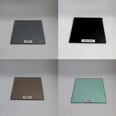 Gekleurd glas samples
