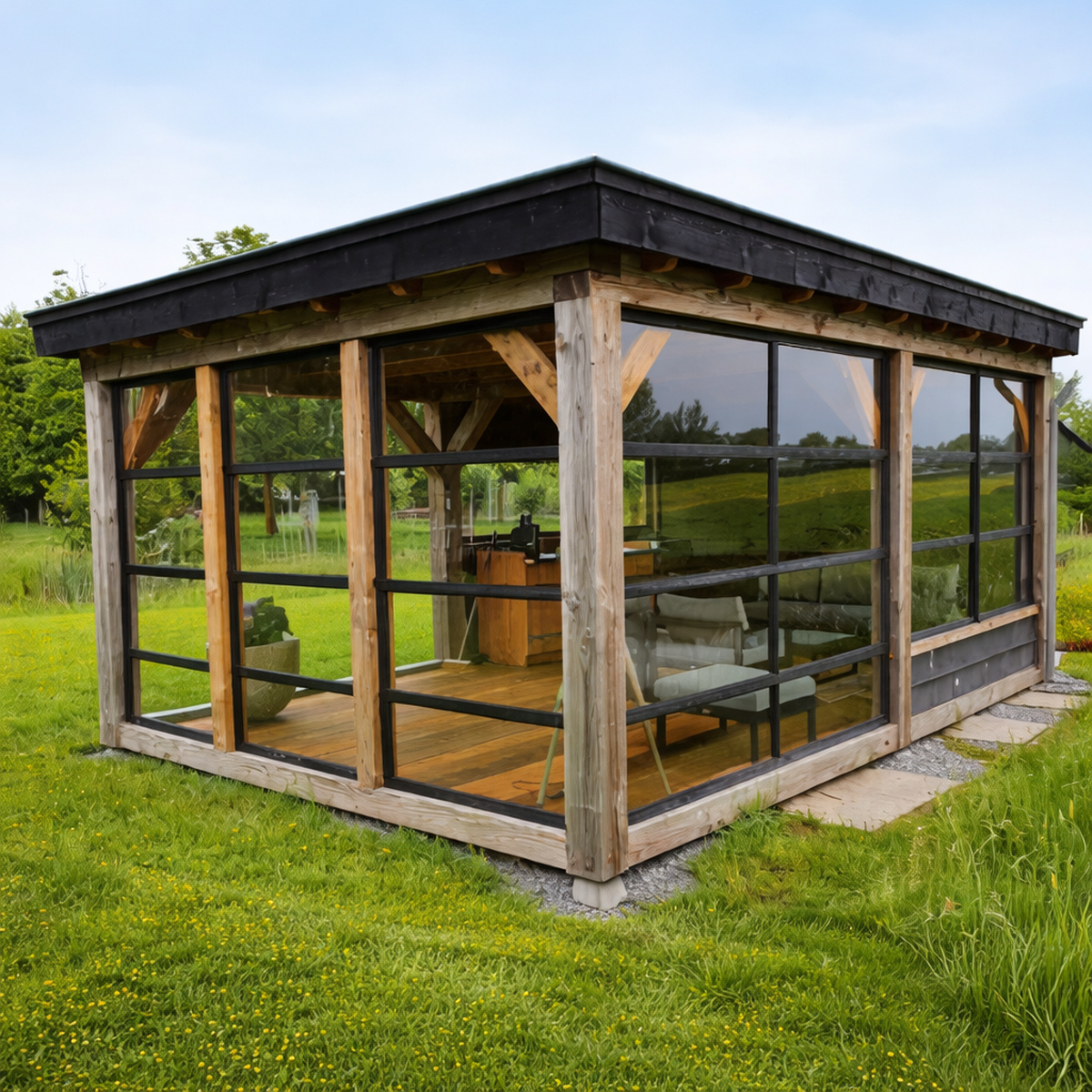 HR++ gelaagd isolatieglas met hoge warmte-isolatie en veiligheid