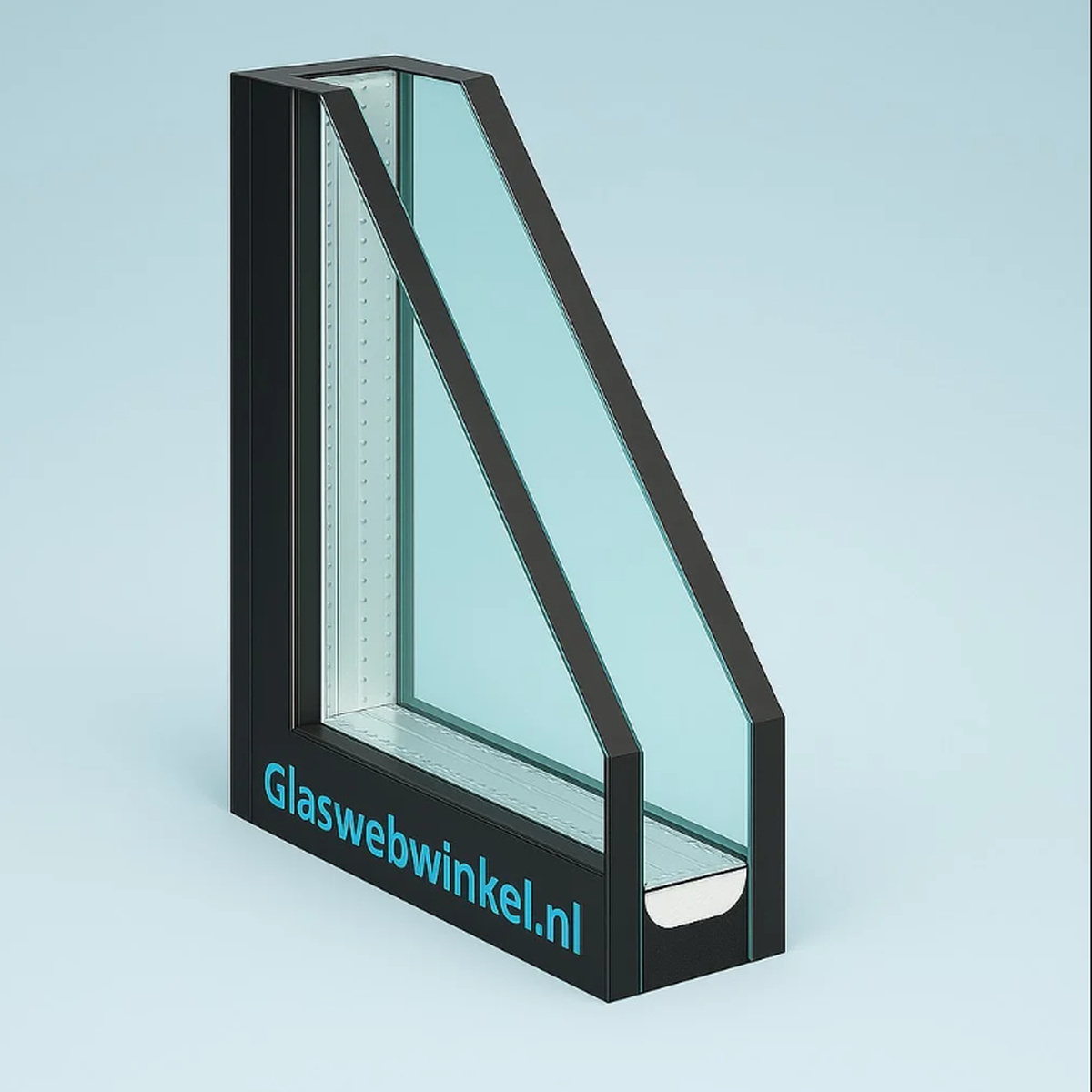 Dubbel glas instructiefoto