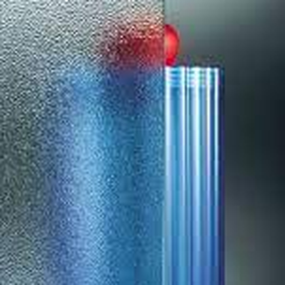 Figuurglas crepi blank met structuur en lichtdoorlatend effect