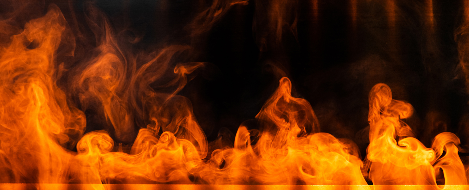 Vlammen brandwerend glas