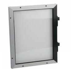 Voorzetraam met aluminium frame en glas