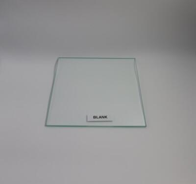 Blank glas sample