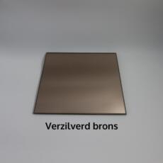 Verzilverd brons sample