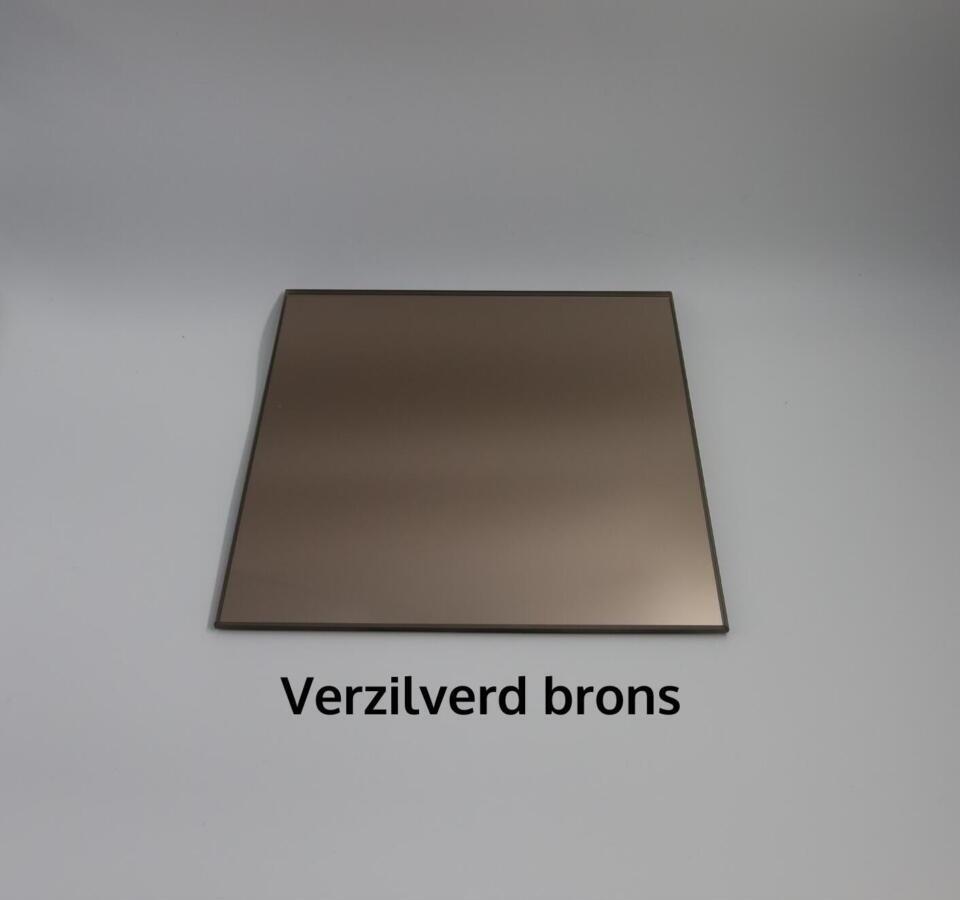 Verzilverd brons sample
