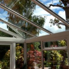 glas voor een overkapping