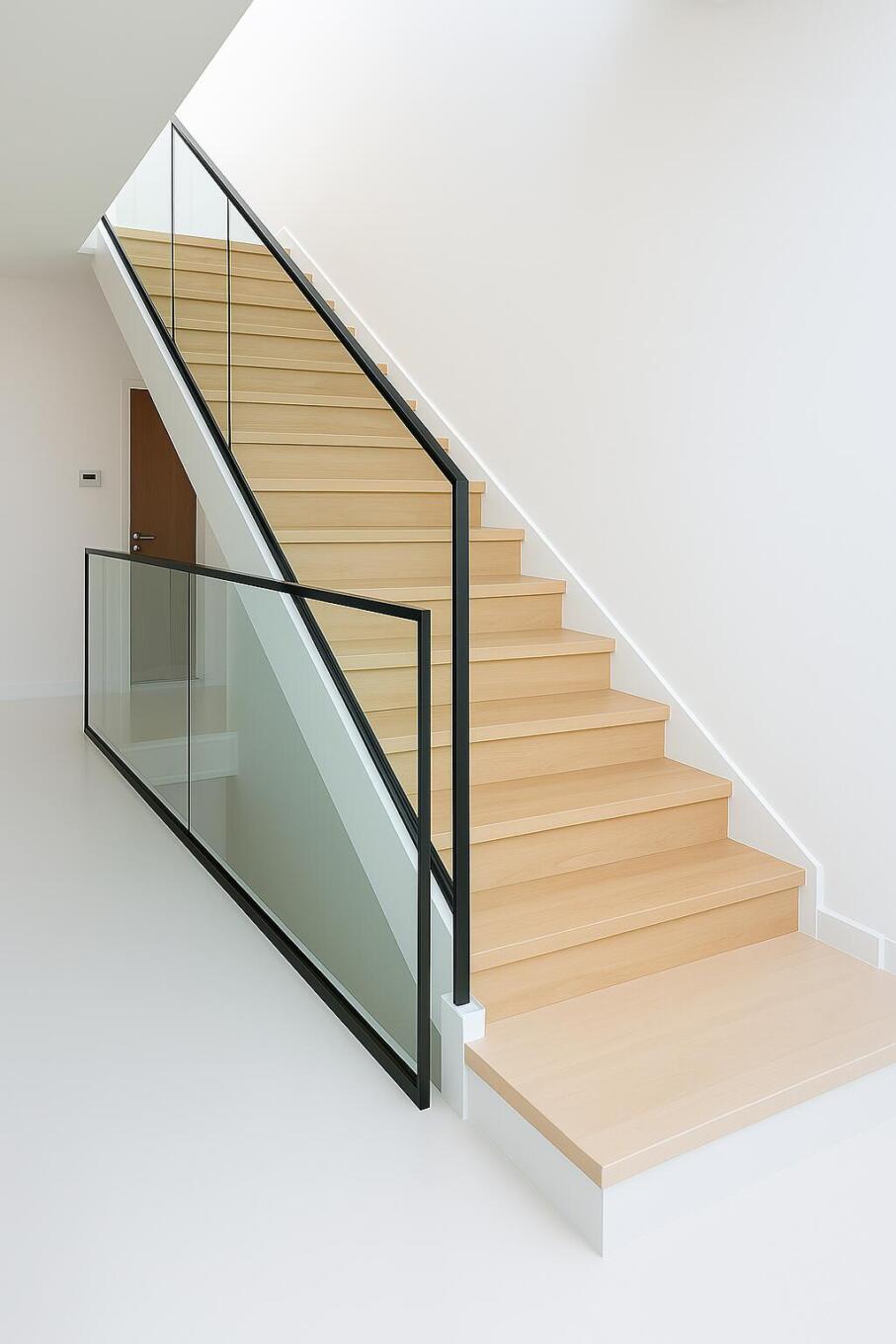 Gehard gelaagd glas voor een glazen balustrade