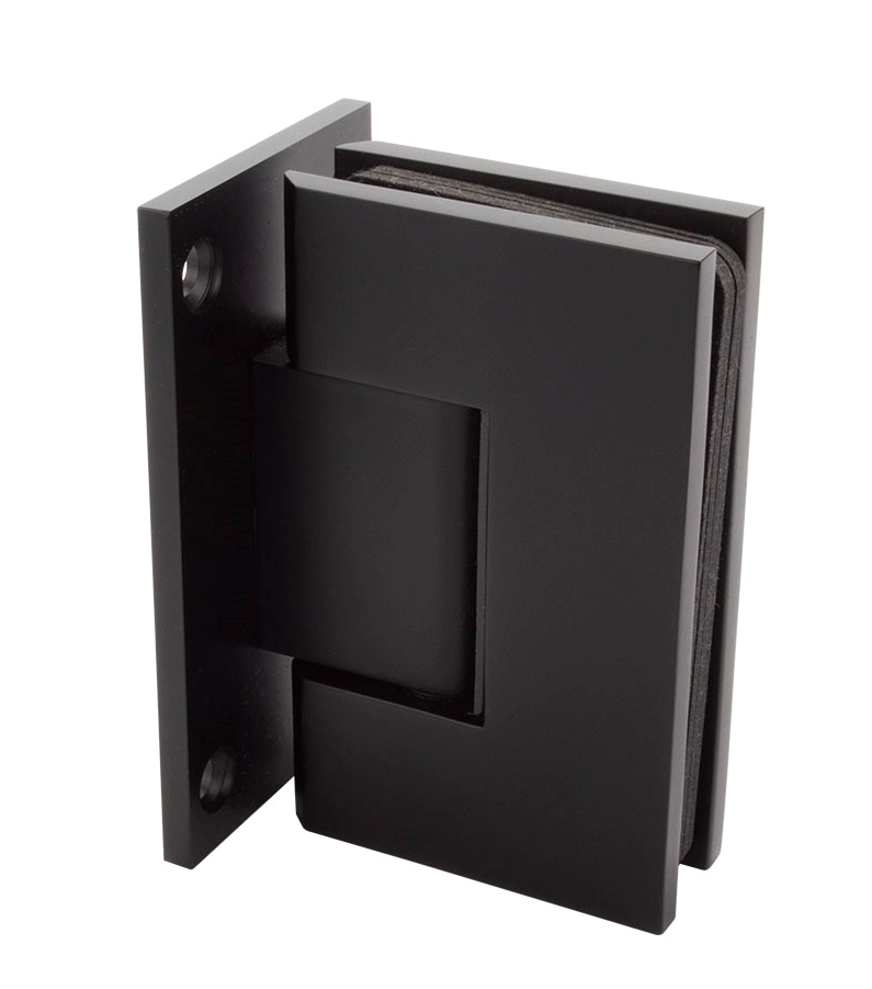 Zwart douchedeur scharnier