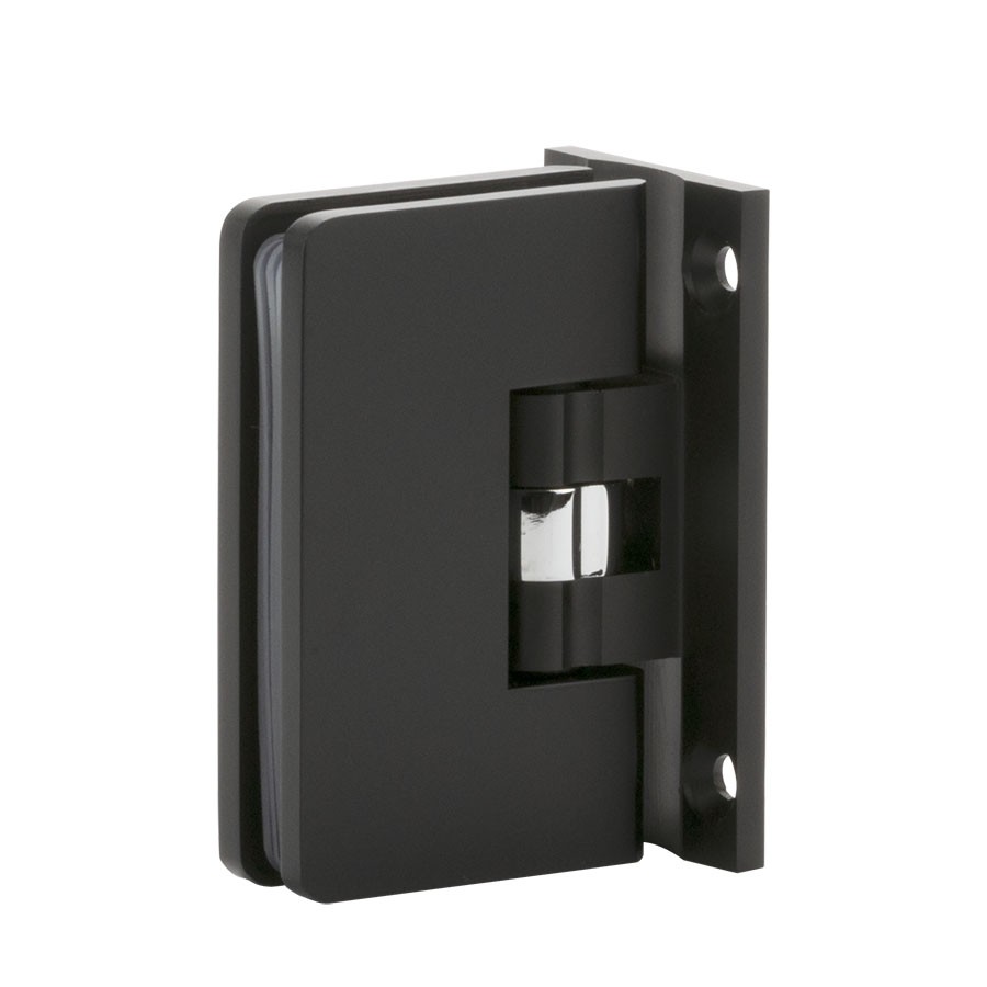 Zwart douchedeur scharnier regular