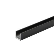 u profiel zwart gekleurd