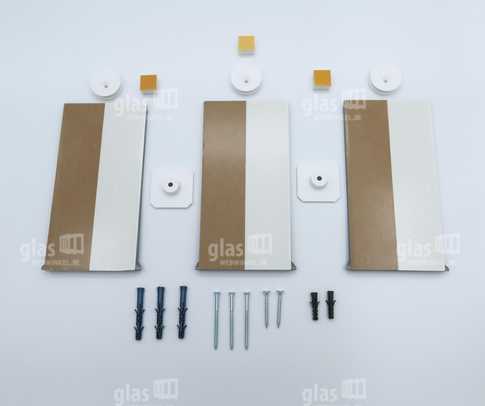 Spiegel bevestiging materiaal - spiegelmontage set BE