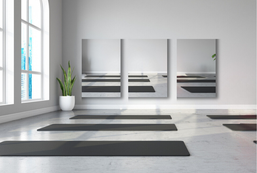 Fitness spiegelwand - 400 x 630 mm